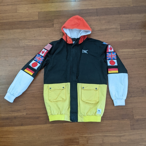 Ethik Other - Ethik Worldwide Jacket with Hood and Flag Patches